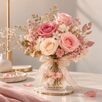 Zenvorac™ EverRose Eternal Floral Accent Vase