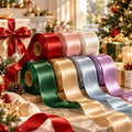 Zenvorac™ SatinGlow Holiday Ribbon Roll Set