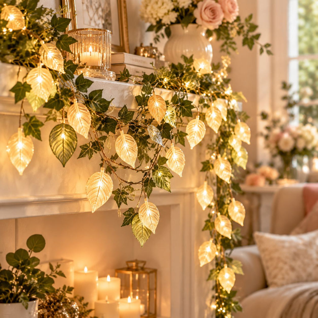 Zenvorac™ LeafGlow Botanical String Light Garland