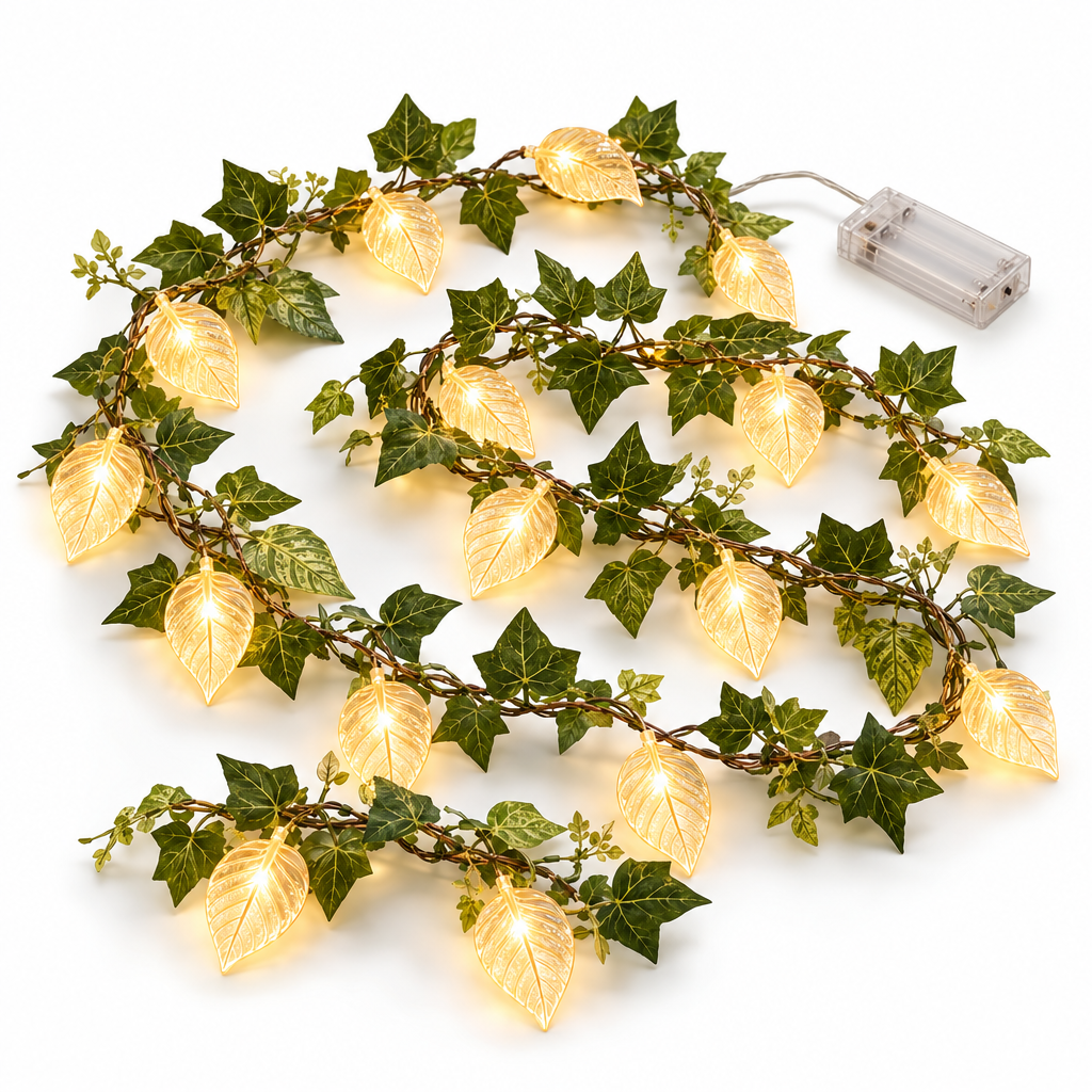 Zenvorac™ LeafGlow Botanical String Light Garland