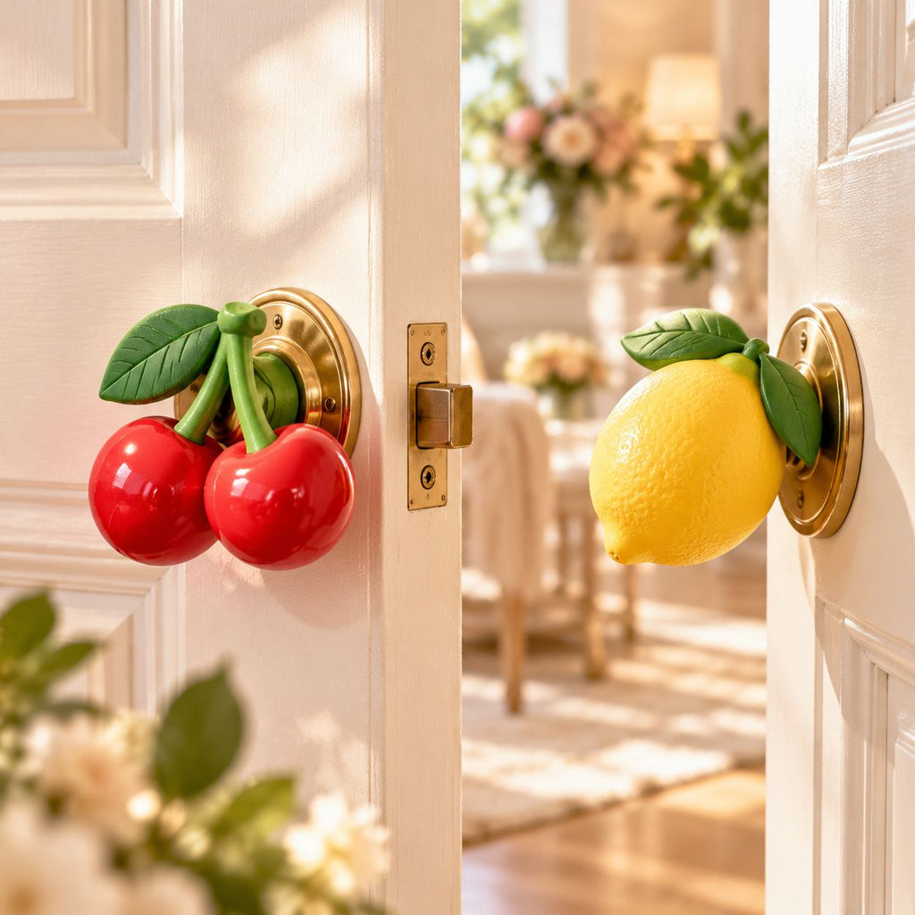 Zenvorac™ Cherry and Lemon Door Handle Protector Set