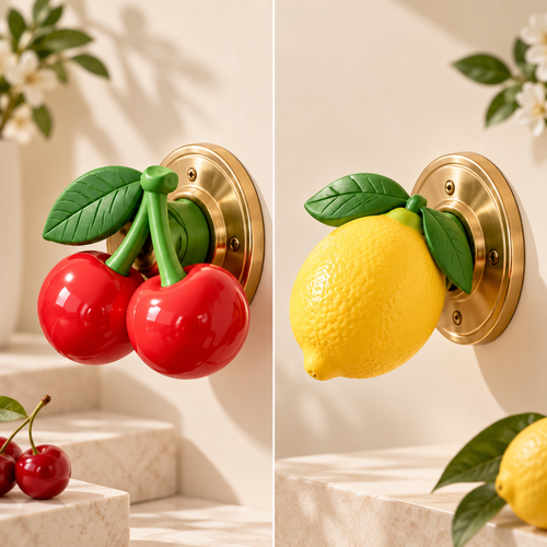 Zenvorac™ Cherry and Lemon Door Handle Protector Set