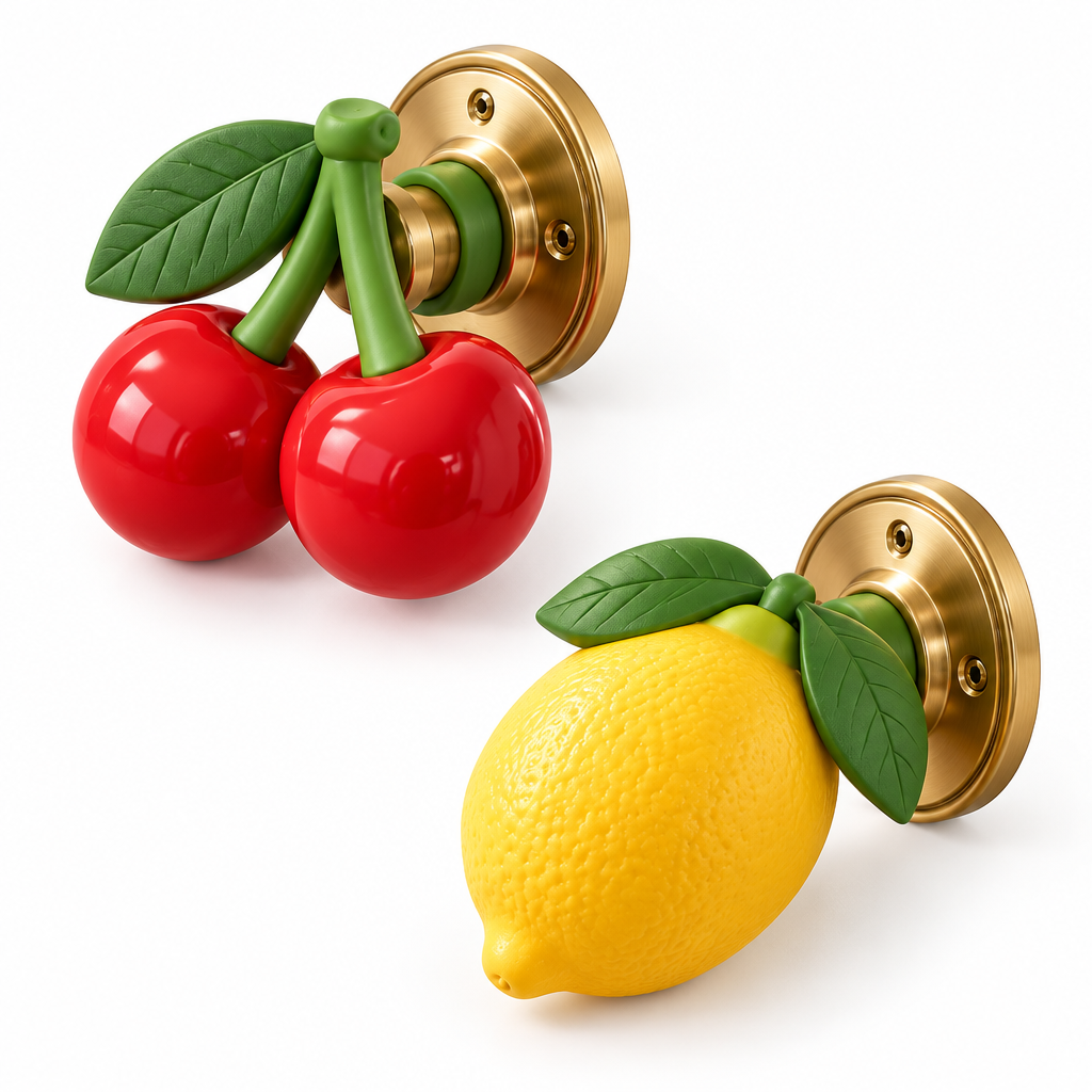 Zenvorac™ Cherry and Lemon Door Handle Protector Set