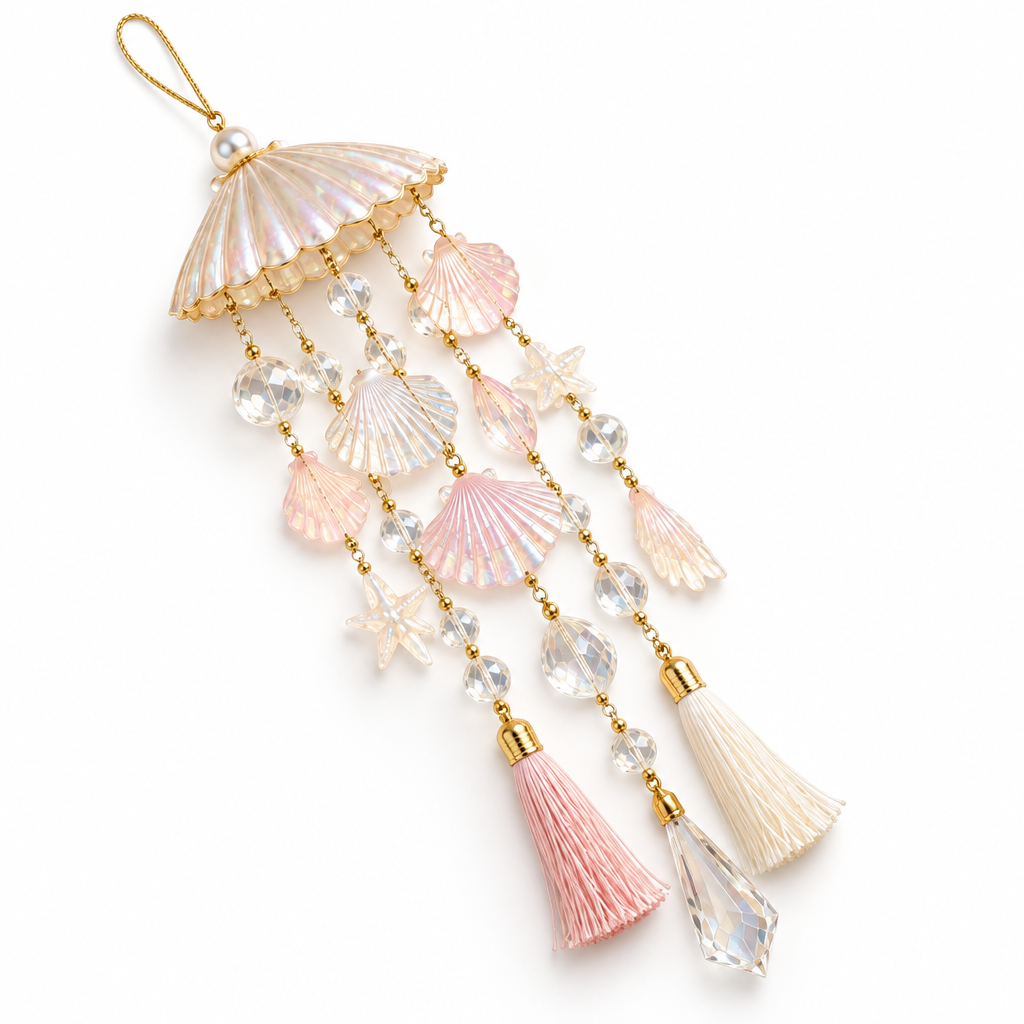 Zenvorac™ CrystalShell Breeze Wind Chime Decor